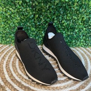 DKNY black sneakers